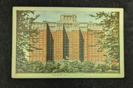 The Stevens Hotel, Chicago, Illinois - Vintage Postcard