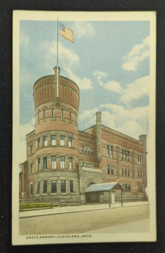Grays Armory, Cleveland, Ohio - Vintage Postcard