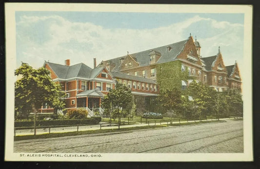 St. Alexis Hospital, Cleveland, Ohio - Vintage Postcard