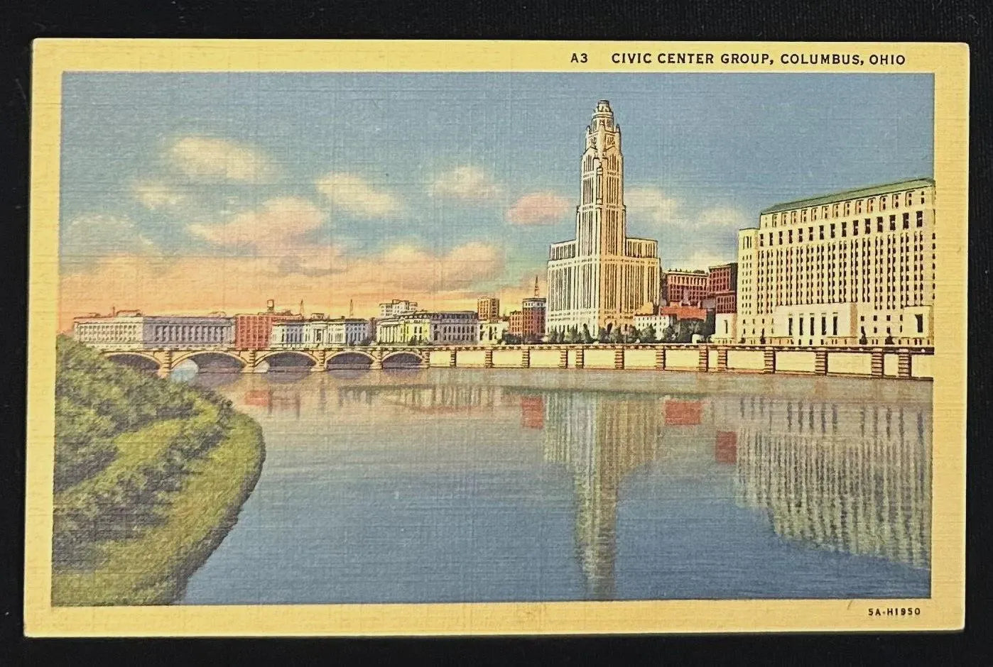 Civic Center, Columbus, Ohio - Vintage Postcard
