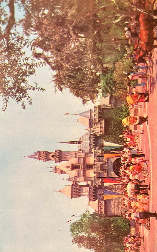 Sleeping Beauty Castle - Disneyland - Anaheim, California - Vintage Postcard