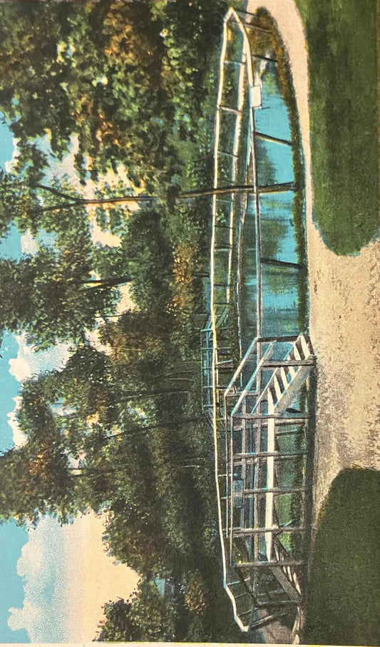 General View of Blue Hole - Castalia, Ohio - Vintage Postcard