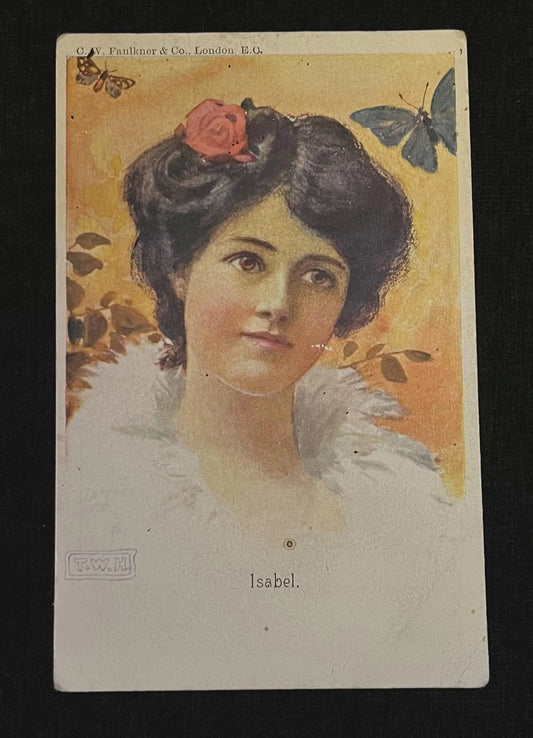 Isabel - Vintage Postcard