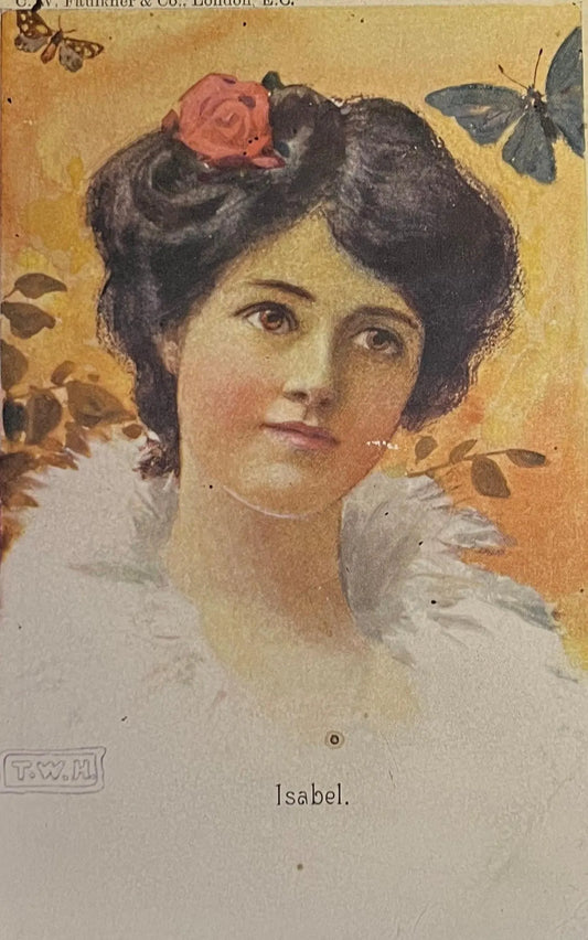Isabel - Vintage Postcard