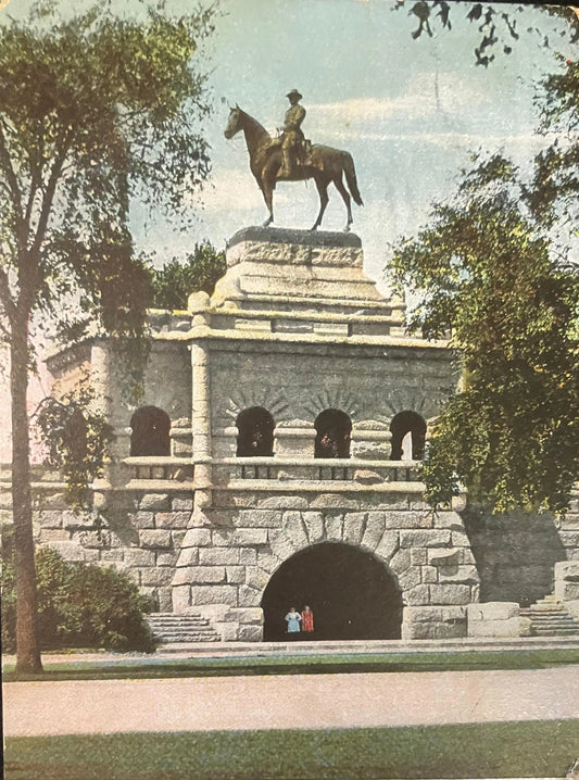 Grant Monument, Lincoln Park, Chicago, Illinois - Vintage Postcard