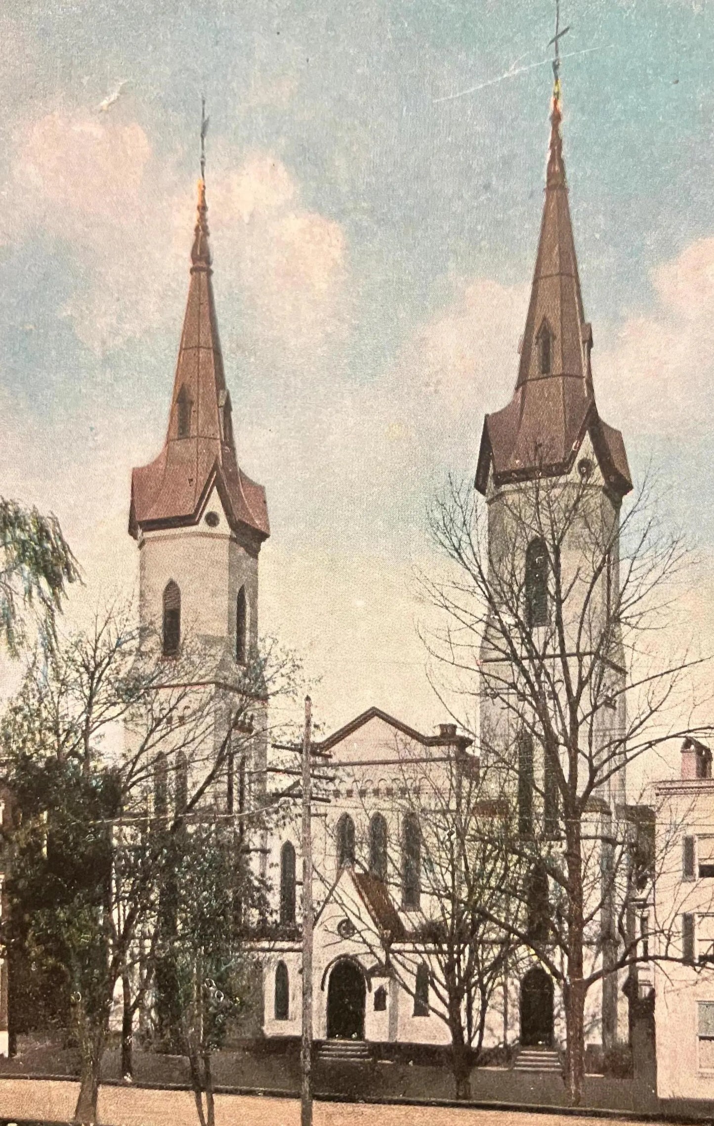 Evangelical Lutheran Church, Frederick, Maryland - Vintage Church Postcard