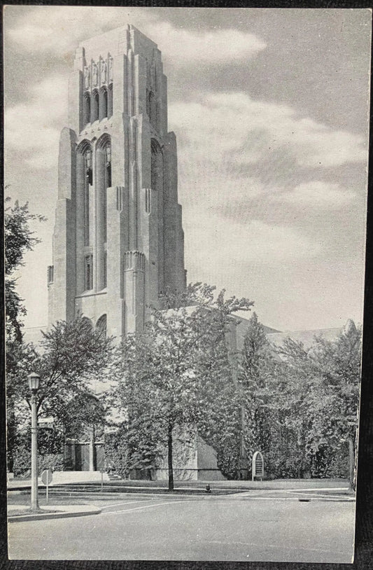 Grace Evangelical Lutheran Church, River Forest, Illinois - Vintage Church Postcard