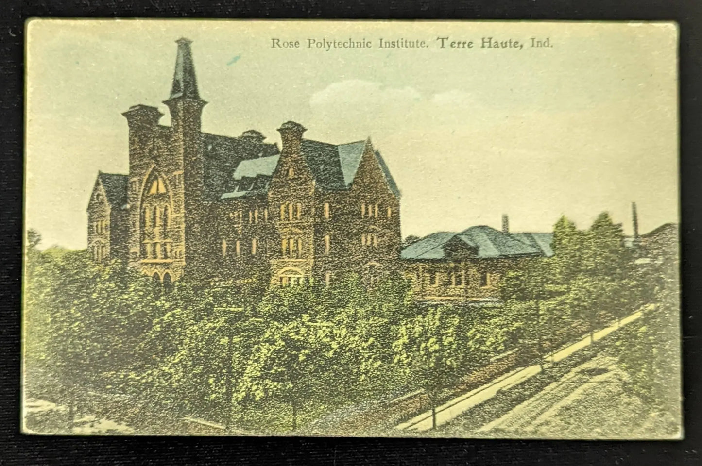 Rose Polytechnic Institute, Terre Haute, Indiana - Vintage Postcard
