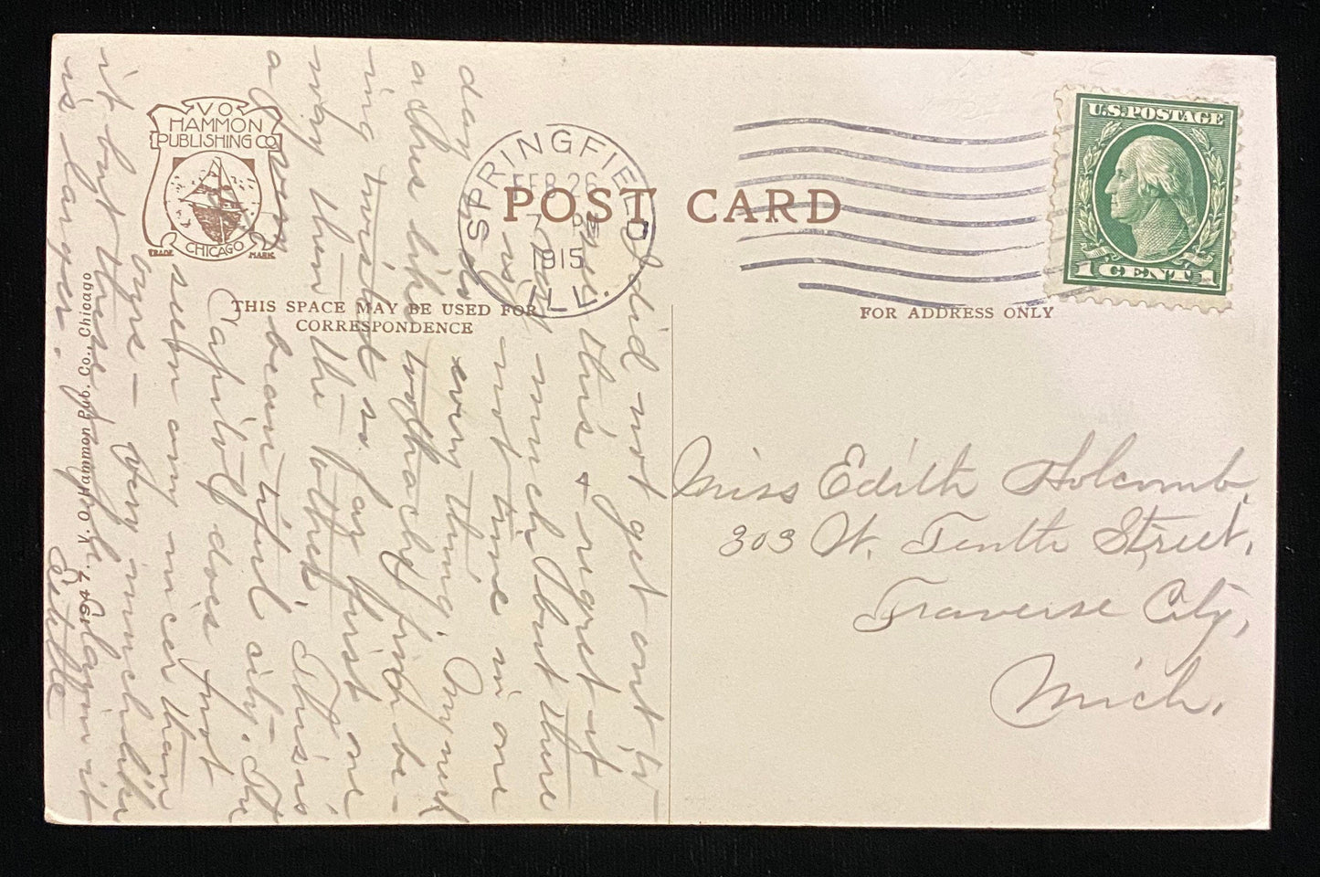 Lincoln Inn, Lincoln Park, Springfield, ILL. - Vintage Postcard Back Information: None Condition: Go