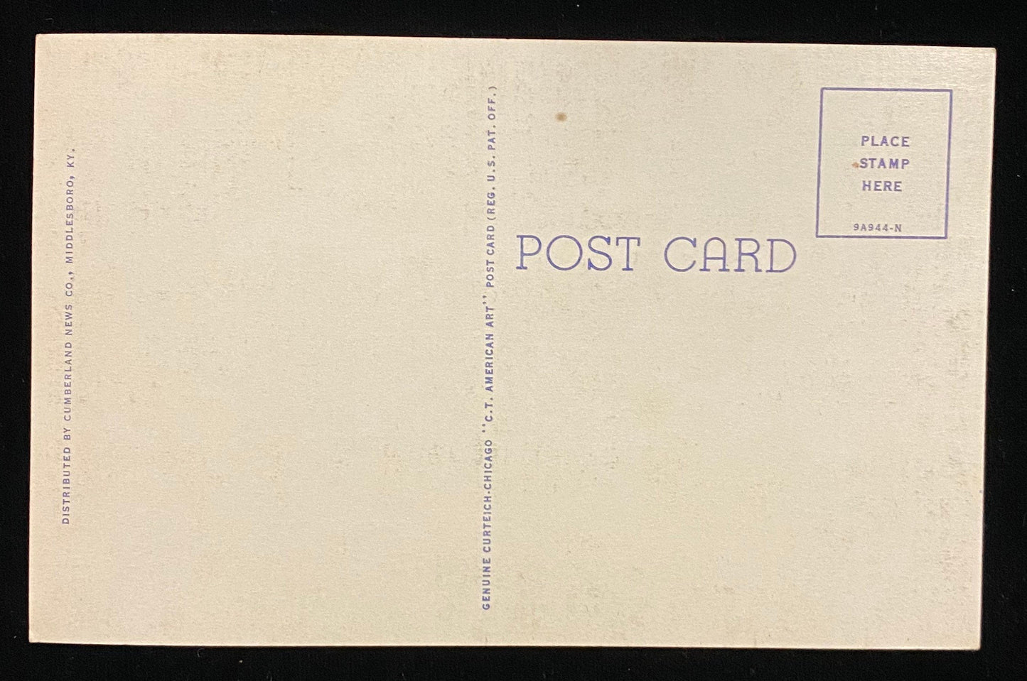Front: Main Street, Corbin, KY. Back: Blank Condition: Good condition. Edges are slightly worn and, back has some markings. 1939 Unmailed Color: Hand color Publisher: Genuine Curteich-Chicago