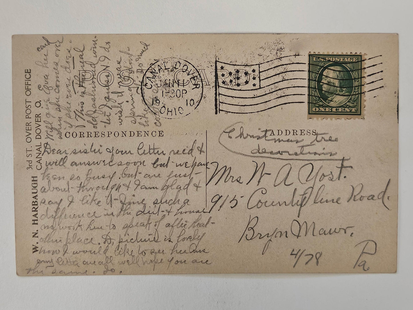 This Christmas RPPC is full of details and all point to the fact that the scene belonged to a hunter