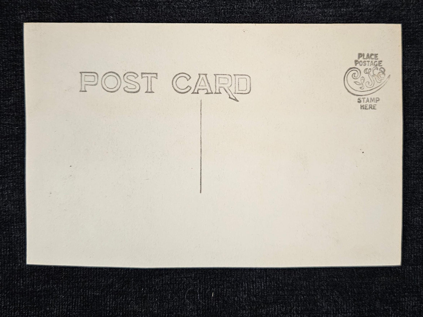 The stamp box dates this card to between 1904 and 1920, the hats the men are wearing tend to be 1915