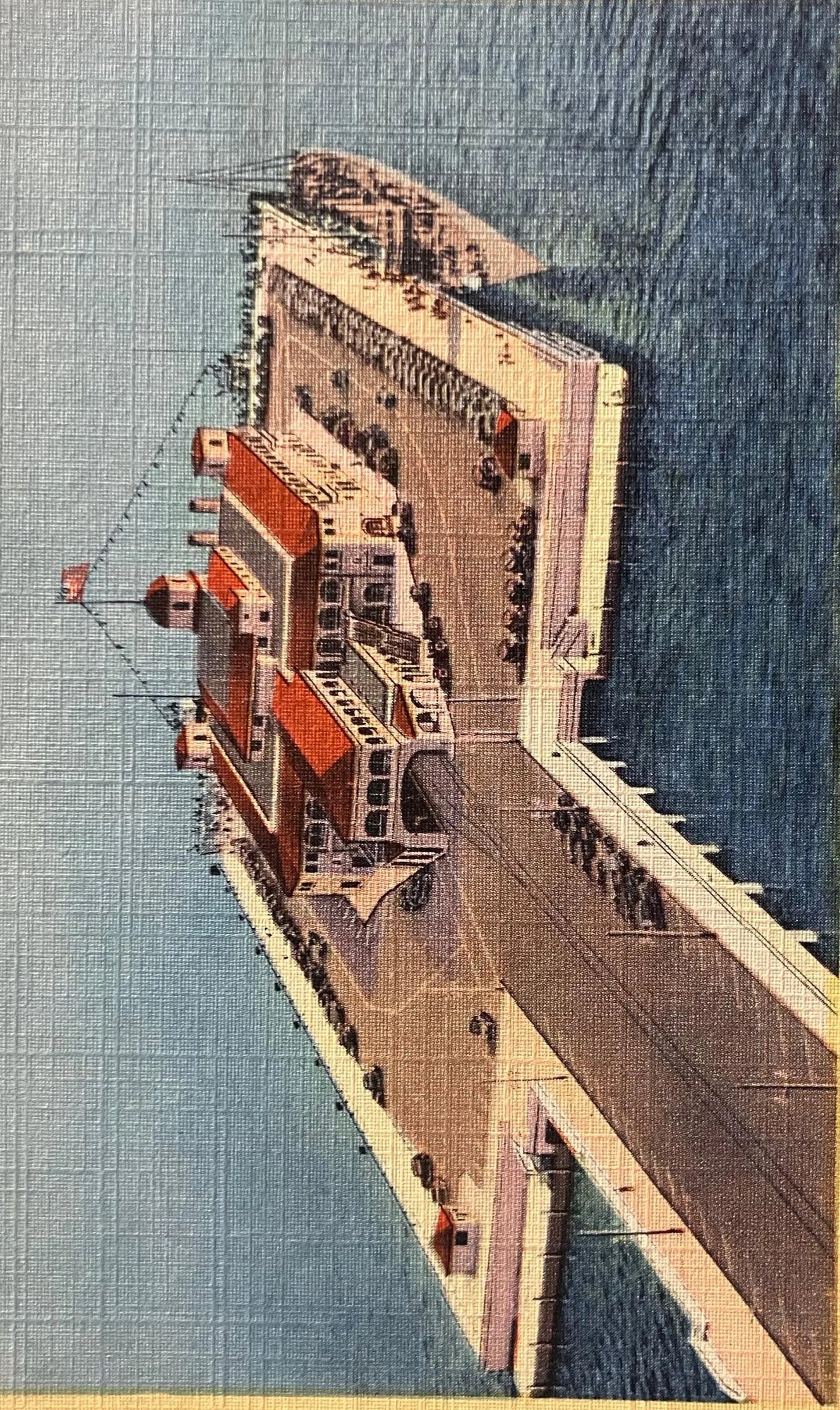 Recreation Pier in Tampa Bay, Florida - Vintage Seaside Postcard