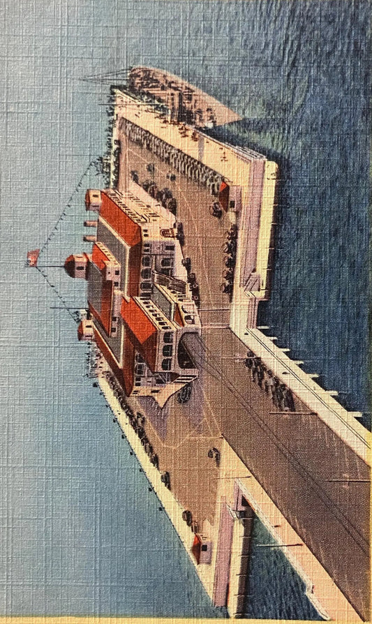 Recreation Pier in Tampa Bay, Florida - Vintage Seaside Postcard