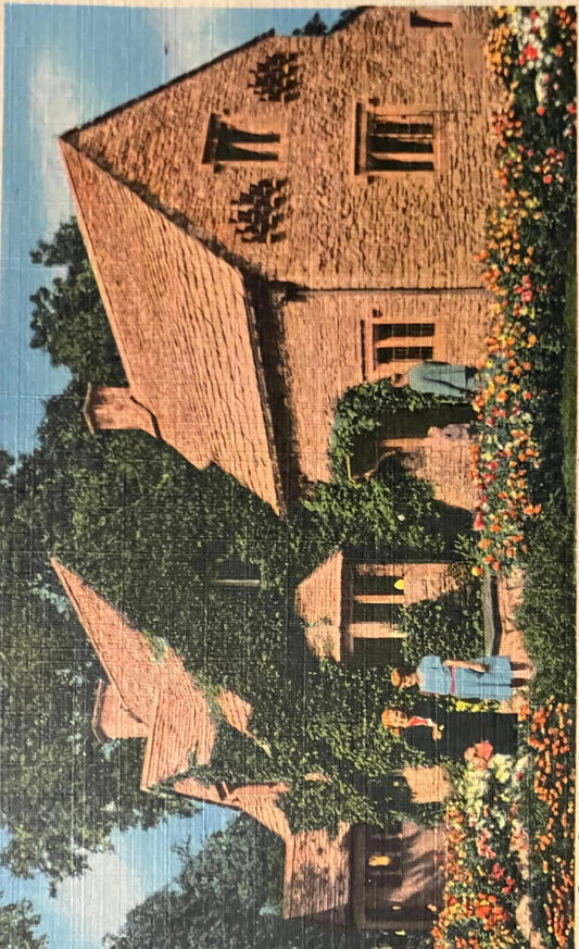 Rose Cottage, Greenfield Village, Dearborn, Michigan - Vintage Postcard