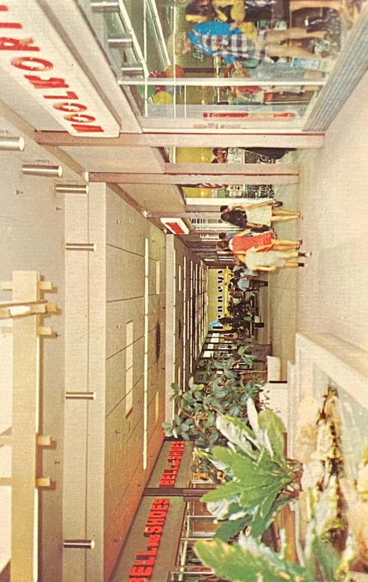 Columbus Square Shopping Center, Columbus, Georgia - Vintage Postcard