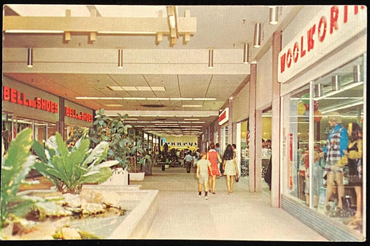 Columbus Square Shopping Center, Columbus, Georgia - Vintage Postcard