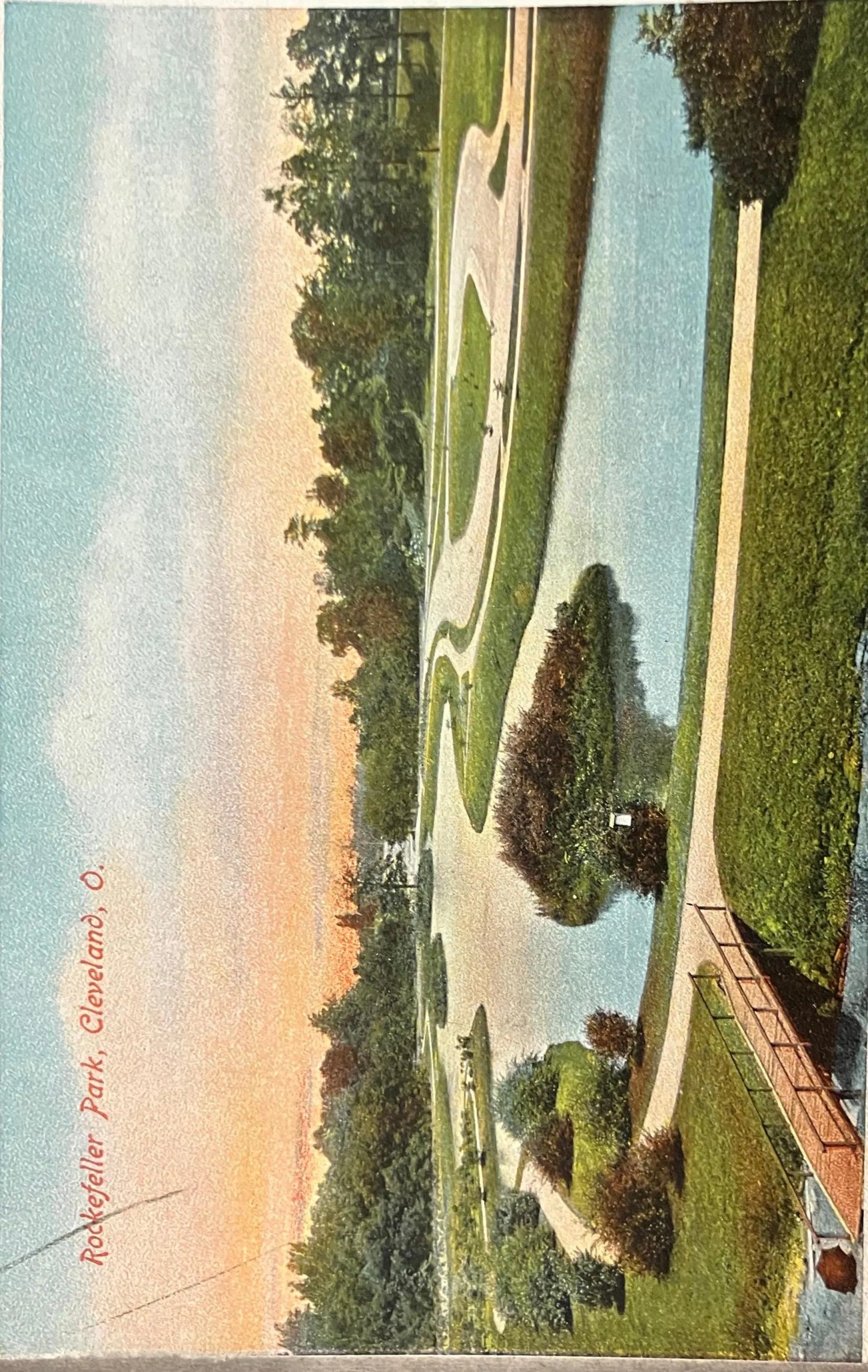 Rockefeller Park, Cleveland, Ohio - Vintage Park Postcard