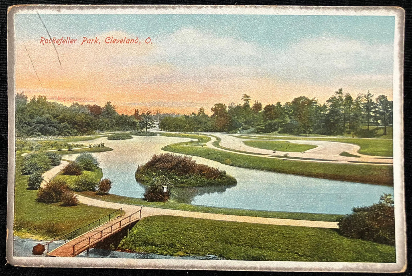 Rockefeller Park, Cleveland, Ohio - Vintage Park Postcard