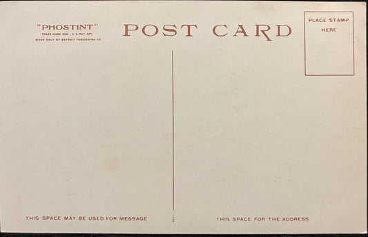 Old Man of the Mountains, White Mountains, New Hampshire - Copr. Detroit Photographic Co. - Vintage Scenic Postcard