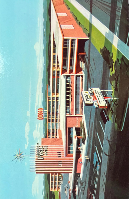 Albert Pick Motel - Louisville, Kentucky - Vintage Motel Postcard