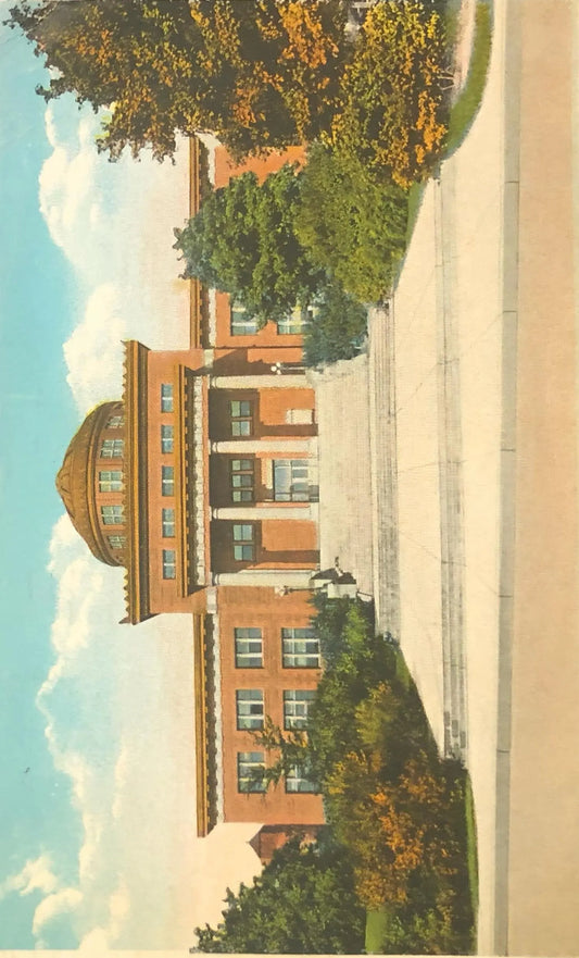 Court House, Marquette, Michigan - 1920s - Vintage Michigan Upper Peninsula Post Card - You-per City in Michigan