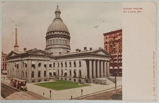 Court House, St. Louis, Missouri - No. 1039 - Vintage Postcard