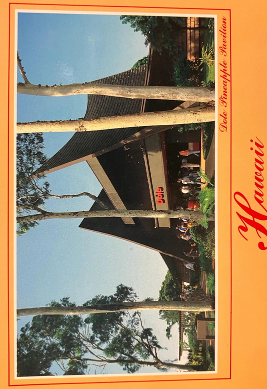 Dole Pineapple Pavilion in the Wahiawa District, Hawaii - Photo by B. Chalifour - Vintage Postcard