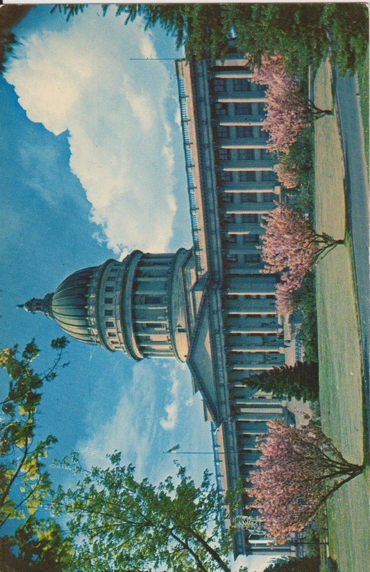 Utah State Capital - Salt Lake City - Utah Vintage Postcard