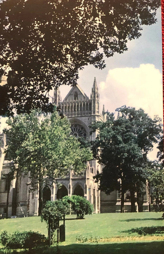 Washington Cathedral in Washington D. C. - Vintage Postcard