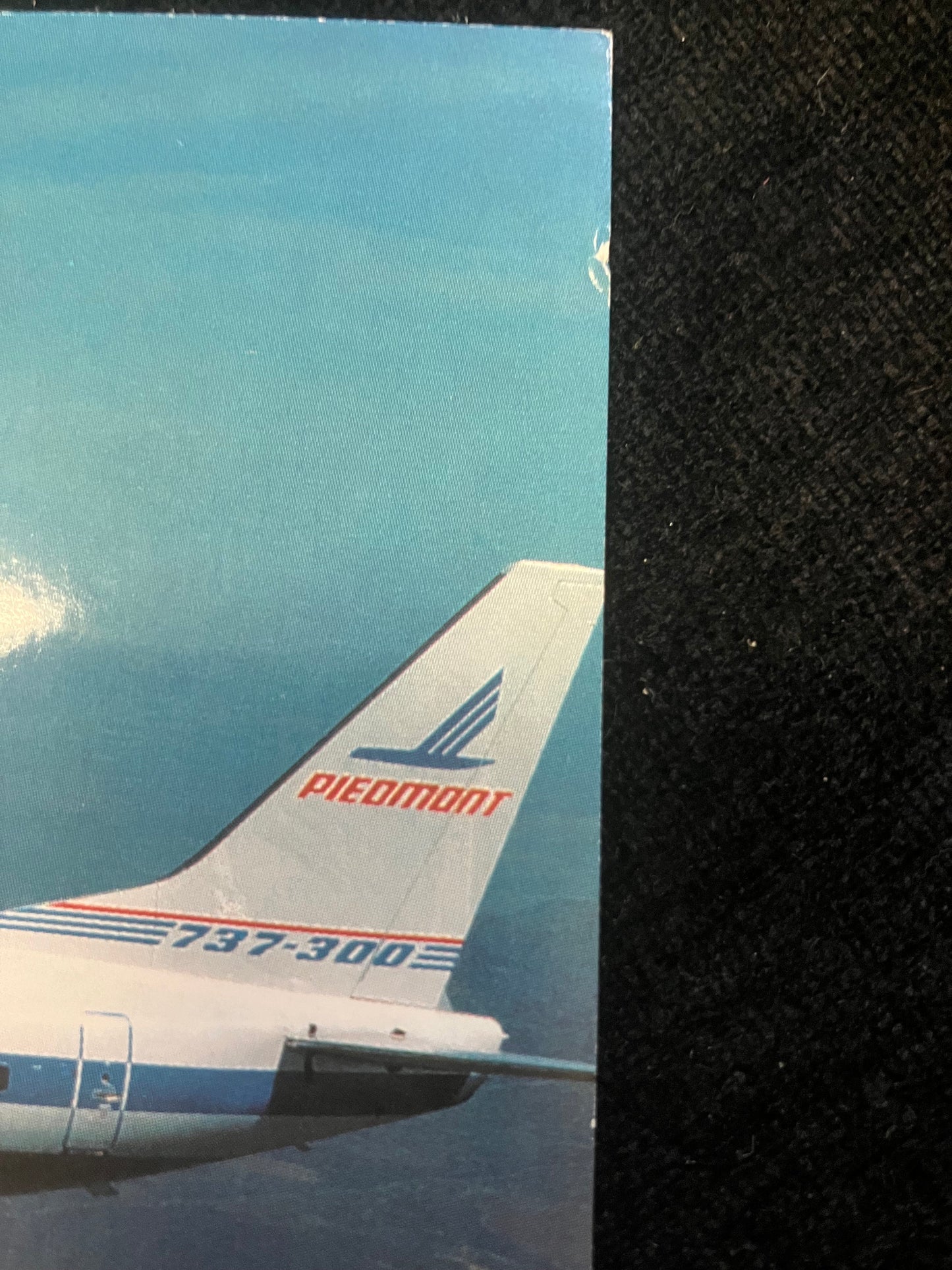Piedmont Airplaine - Boeing 737-300 Series - Vintage Postcard