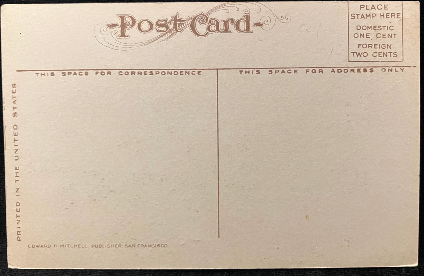 Public High School, Oakland, California in 1918. - Vintage California Postcard