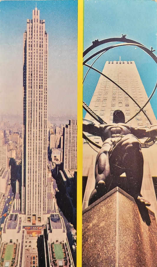 Rockefeller Center - New York Vintage Postcard