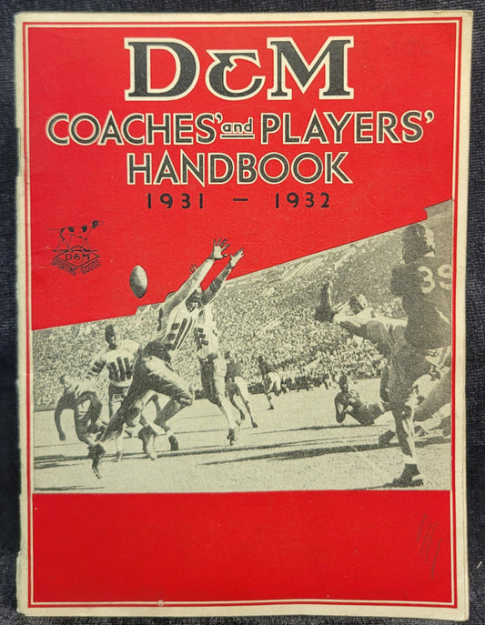 D&M - Coaches' and Players' Handbook - 1931-1392