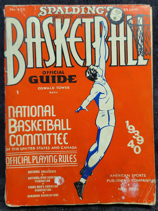 Spalding's Basketball - Official Guide - 1939-1940
