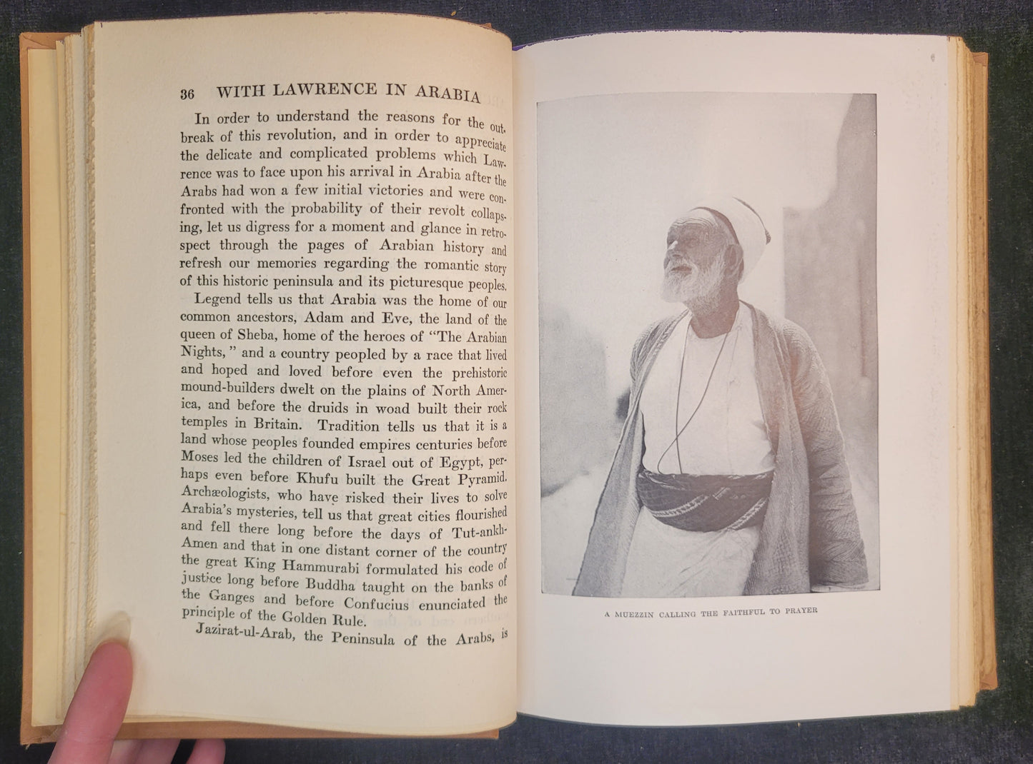 With Lawrence In Arabia by Lowell Thomas - With Pictures by H. A. Chase and the Author - 1924 First Edition