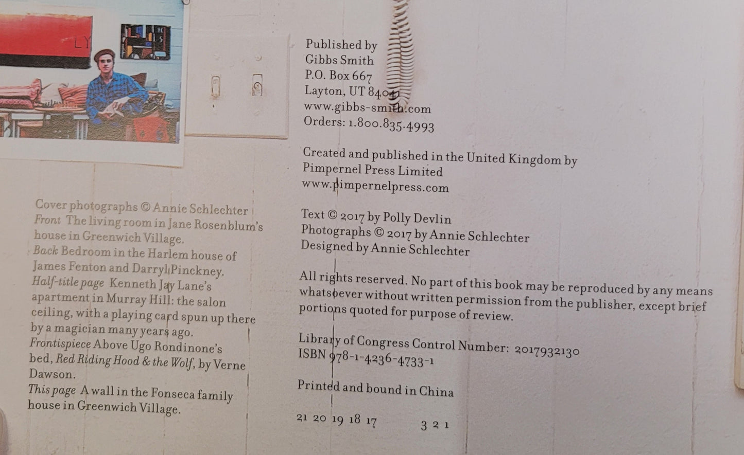 New York Behind Closed Doors by Polly Devlin with photos by Annie Schlechter