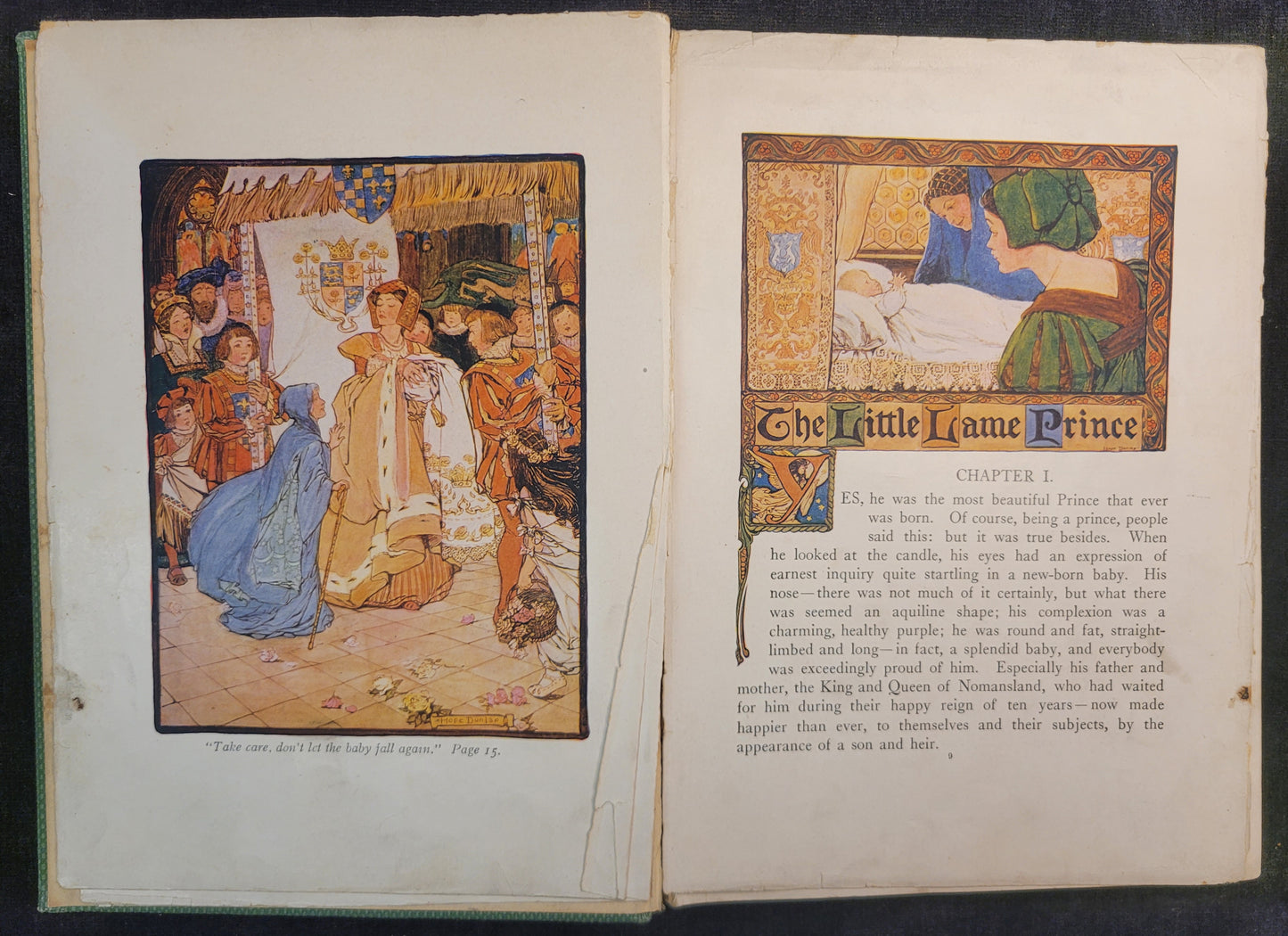 The Little Lame Prince and His Travelling Cloak by Miss Mulock - Illustrations by Hope Dunlap - 1909