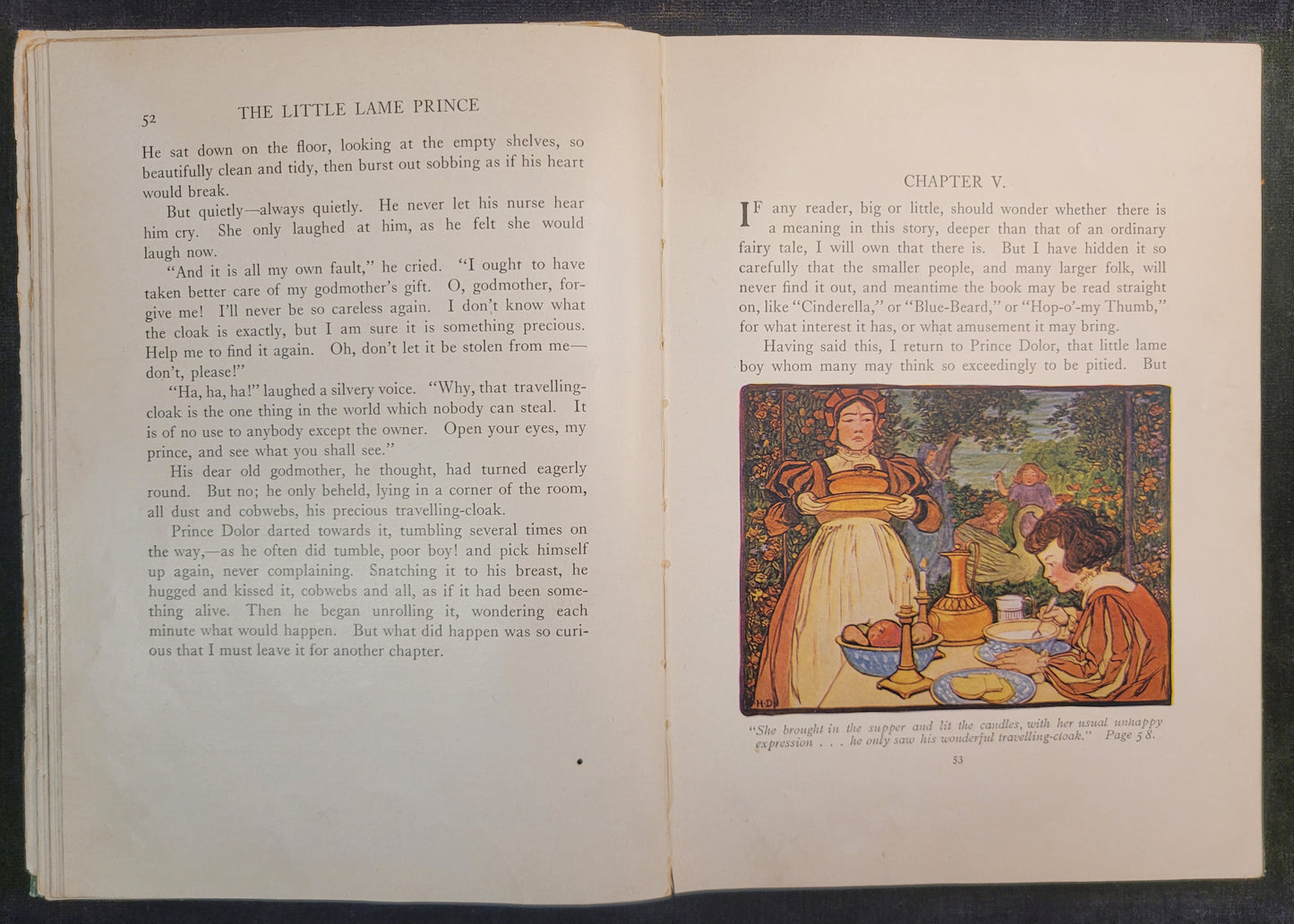 The Little Lame Prince and His Travelling Cloak by Miss Mulock - Illustrations by Hope Dunlap - 1909