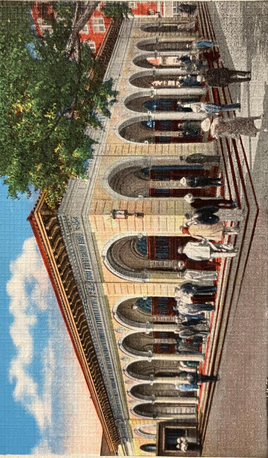 Outdoor Post Office, St. Petersburg, Florida, “The Sunshine City” - Vintage Post Office Postcard