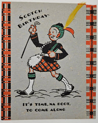 Scottish Birthday Card - 