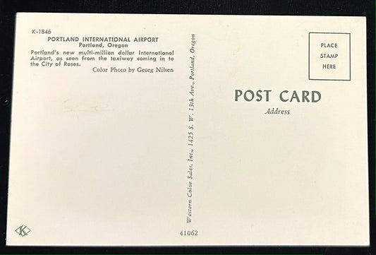 Portland International Airport, Portland, Oregon - Vintage Postcard