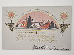 Horse and Buggy Christmas Card 