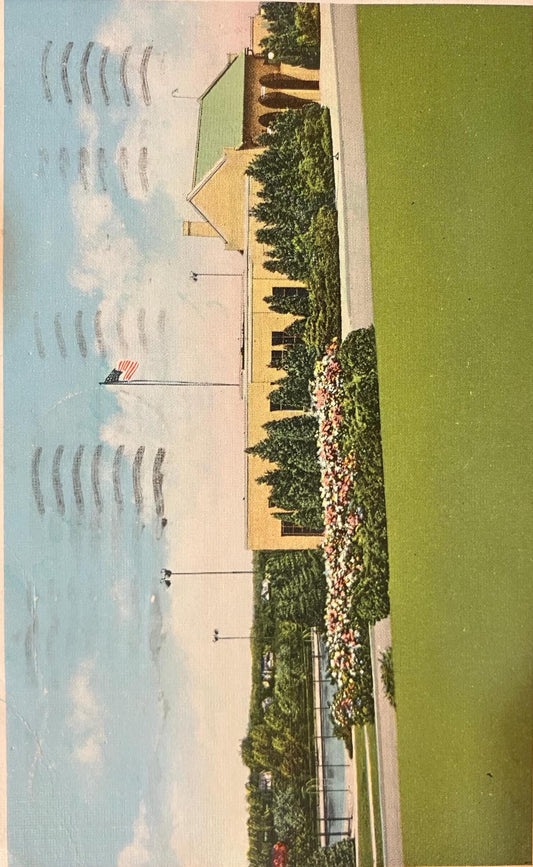 Park Office and Bath House, Firestone Recreational Park, Columbiana, Ohio - Vintage Park Postcard