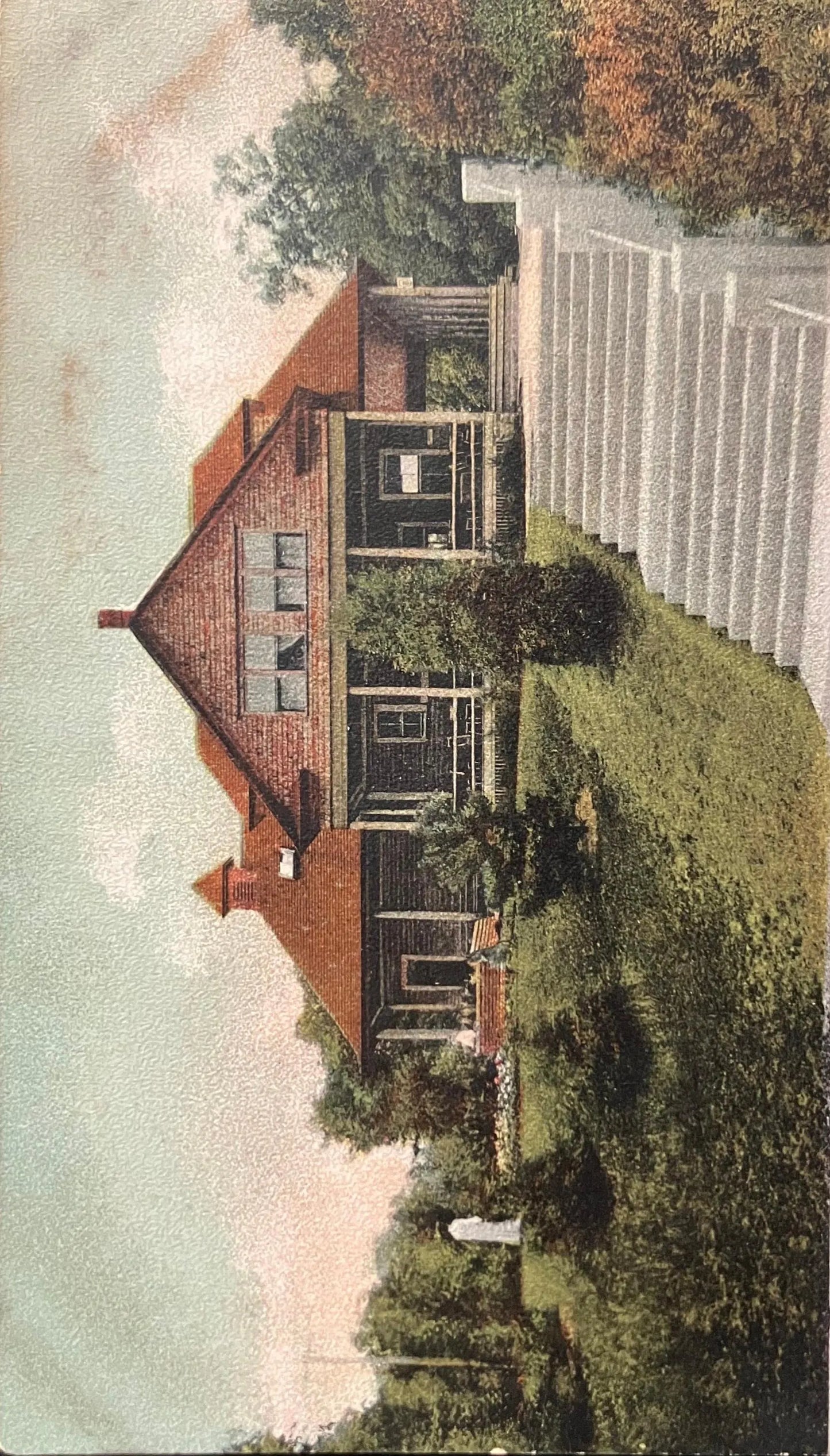 Refectory, Seneca Park, Rochester, New York - Printed in Germany - Vintage Postcard