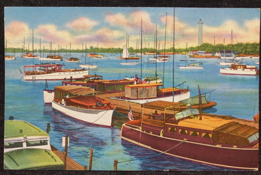 Part of the Harbor, Put-in-Bay, Ohio - Vintage Postcard