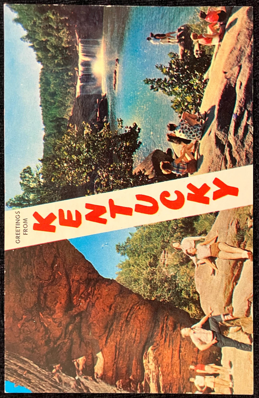 Greetings From Kentucky - Vintage Postcard