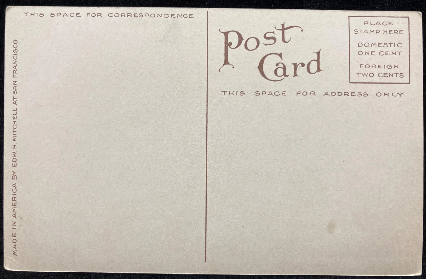 St. Mary’s College, Oakland, California in 1910 - Est. in 1863 and operated by the De La Salle Brothers -Vintage Oakland California Postcard