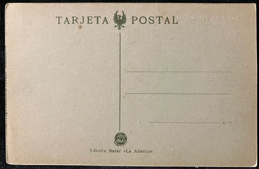 Ronda, Edificios construidos al borde del Tajo - Vintage Spain Postcard