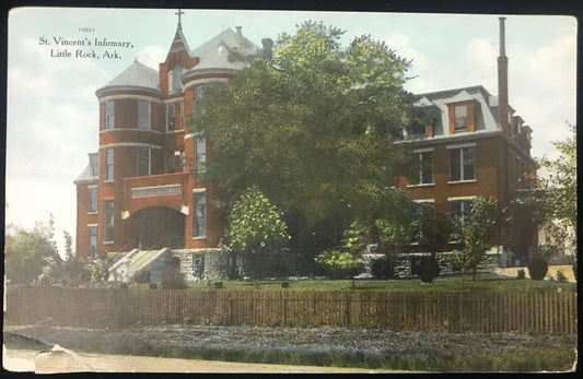St. Vincent's Infirmary - Little Rock, Arkansas - 1900s Postcard